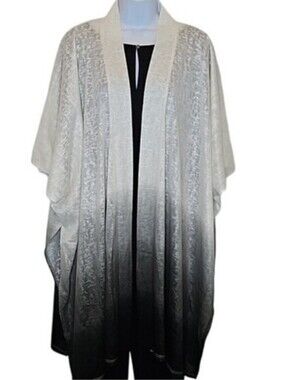 G.I.L.I. Dip Dye Knit Kimono Cardigan Size OS New Ombre Dip Dye Women's